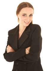 Obraz premium Young caucasian businesswoman