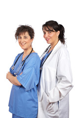 Fototapeta premium Two female doctors