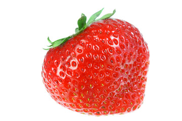 Ripe strawberry.