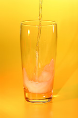 Glass of bier.