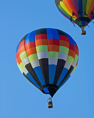 Two Hot Air Balloons