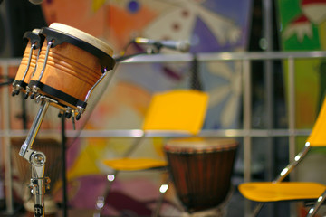 Obraz na płótnie Canvas hand drums