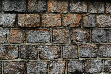 Old stones wall