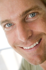 Head shot of man smiling