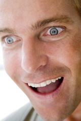 Fototapeta premium Head shot of man smiling