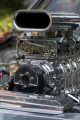 Fototapeta na wymiar Hot Rod engine