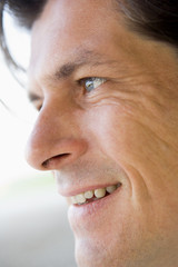 Man smiling
