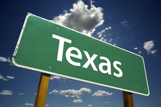 Texas Road Sign