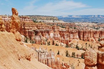 Hoodoos formation in Bryce Canyon, Utah, USA