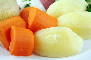 Boiled Carrots And Potatoes