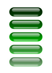 Obraz premium Gel buttons (shades of green)