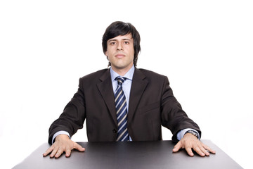 Young Businessman posing