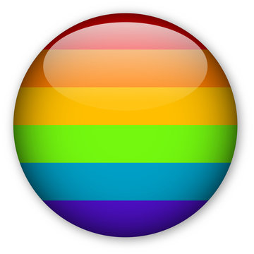 Gay Pride Flag button