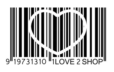 barcode love to shop