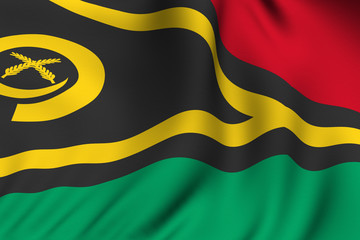 Rendered Vanuatu Flag