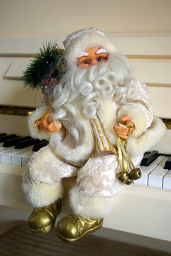 White Santa Muppet