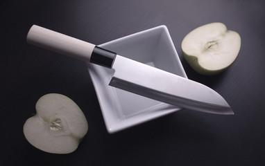 Japanese Knife with clipping path