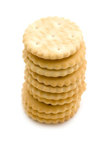 cracker on white