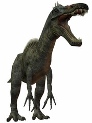 Suchomimus Tenerensis-3D Dinosaurier - obrazy, fototapety, plakaty