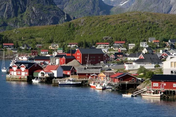 Cercles muraux Scandinavie Village de Reine