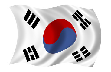 S&uuml;dkorea Fahne