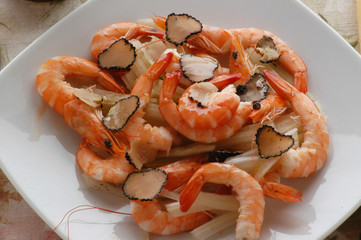 Gamberi al Tartufo - Antipasto Veneto