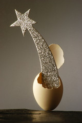 Uovo con stella cometa