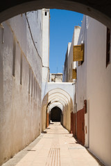 Fototapeta na wymiar rue typique de Rabat, Maroc