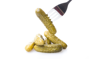 Pickled gherkins