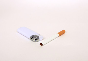 Lighter and cigarette