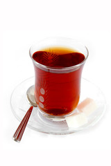 Hospitality with a glass of tea