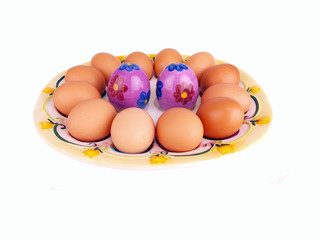 Eggs Decorative Plate