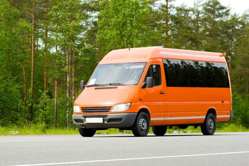 orange bus - of "Buses" series
