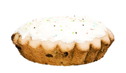 Cake on white