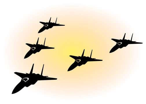 Vector Grafic Military Jets