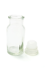 Empty Glass Stopper Jar