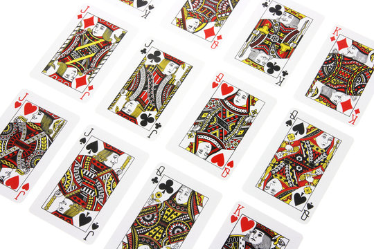 Arrangement of Playing Cards