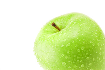 Green apple detail