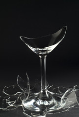 broken wine glass