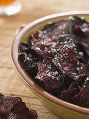 Beetroot Crisps with Sea Salt