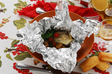 Storione al cartoccio - Secondi di pesce Lombardia