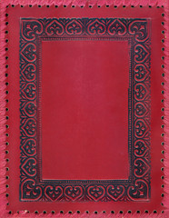 Vintage Book Cover in Red