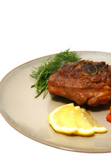 turkey meat and vegetables