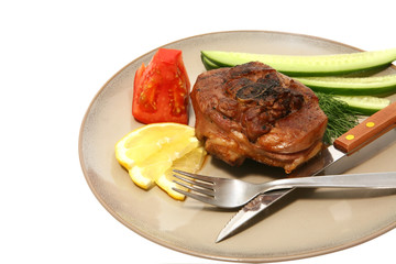 turkey meat and vegetables