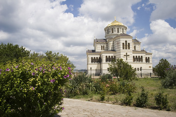 Vladimirsky Cathedral in Khersoness (Crimea, Sevastopol).