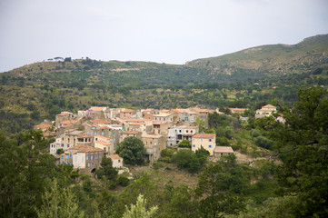 Fototapeta na wymiar village on Corsica