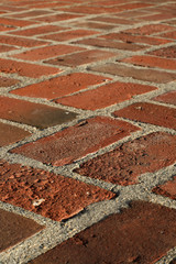 brick floor