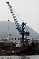 Fototapeta premium Busan Hafen in Südkorea