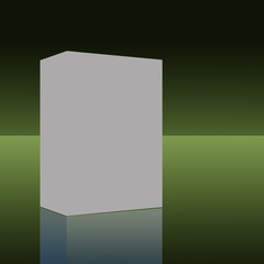 Blank Box 3D Illustration