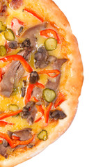 Supreme Pizza  isolated